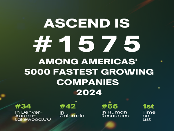  Record-breaking Three-Year Revenue Growth Propels Ascend, Inc. onto the 2024 Inc. 5000 List 