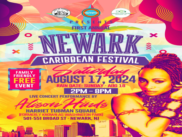  TEMPO NETWORKS & NEWARK CITY PARKS FOUNDATION Announces First Annual Newark Caribbean Festival 