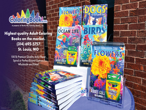 ColoringBook.com Releases new Line of High Quality Adult Coloring Books 