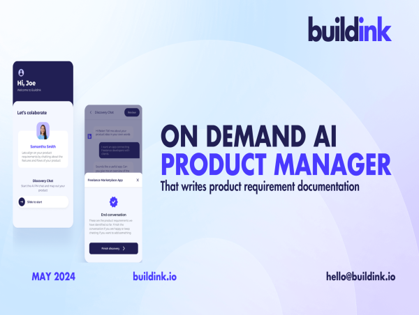  Buildink AI Product Manager Expands to Connect Product Ideators with Builders for Seamless no-code Product Development 