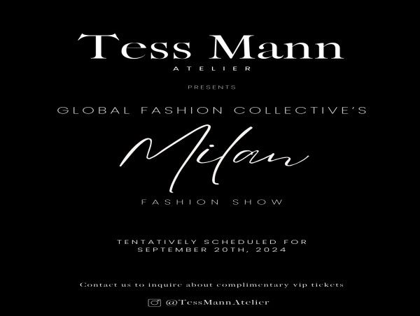  Tess Mann Atelier to Showcase Latest Collection at Milan Spring/Summer 2025 Fashion Showcase 