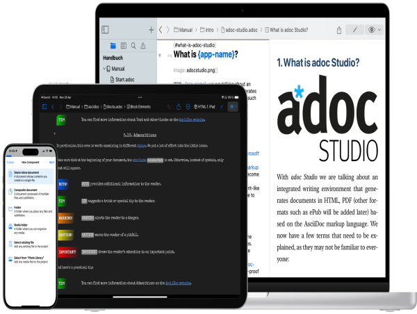  adoc Studio brings AsciiDoc to the iPad for the first time 