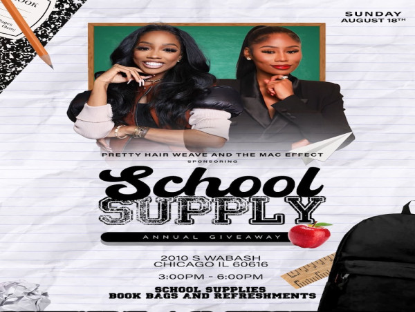  Stacia Mac and Ronneshia Foots Host Annual Back-to-School Giveaway Event in Chicago 