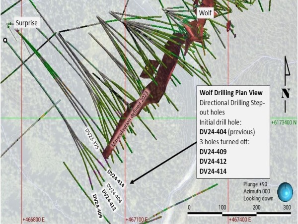 Dolly Varden Silver's Step-out Drilling Intersects 606 g/t Silver over 16.38 meters at Wolf Vein