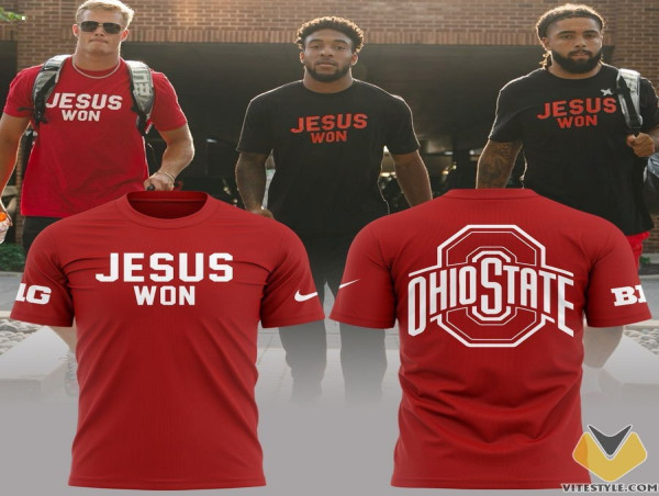  Jesus Won Ohio State shirt, hoodie is launched on Vitestyle 
