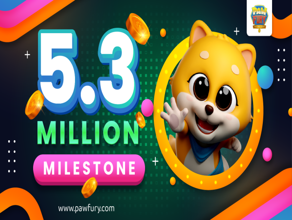  Pawfury Presale Going Past $5.3 Million in Record Time, Enters Final Stages 