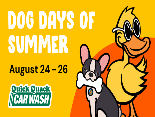 Dog Days Celebration at Quick Quack Car Wash