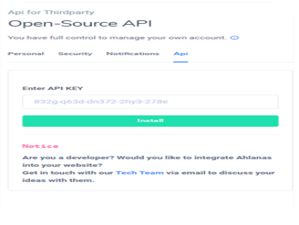 AHLANAS LAUNCHES AN OPEN SOURCE API SERVER FOR ADVANCED USERS