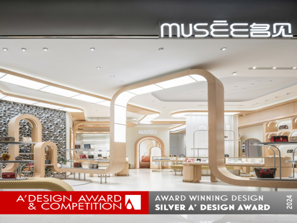 Musee Beijing Flagship Store by AntiStatics Architecture Wins Silver in A' Interior Design Awards