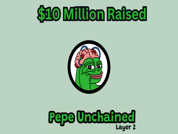  Layer-2 Meme Coin Pepe Unchained Raises $10M in Presale Event 