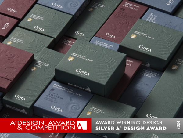  Gota by N Z Skin Care Co., Ltd Wins Silver in A' Packaging Design Awards 