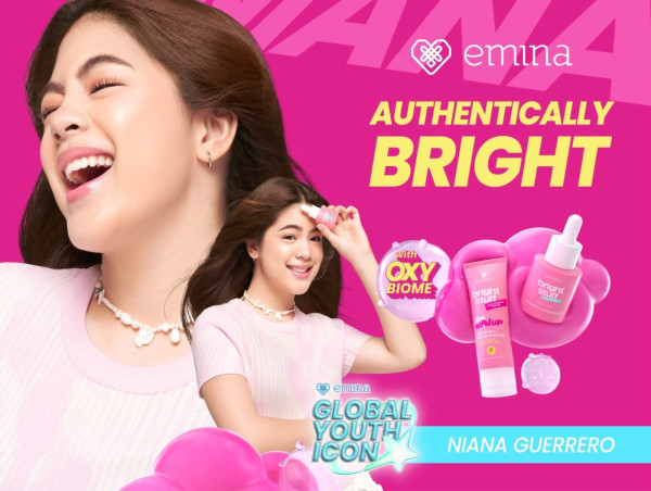  Teen dance sensation Niana Guerrero is the “Global Youth Icon” of Emina, an Indonesian youth makeup brand 