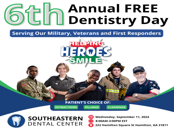  Southeastern Dental Center Hosts 6th Annual Helping Heroes Smile Event 