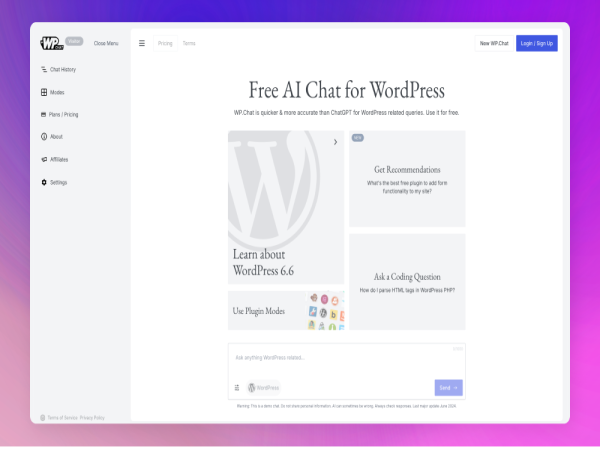 WPAI Launches WP.Chat, New AI Assistant for WordPress Users