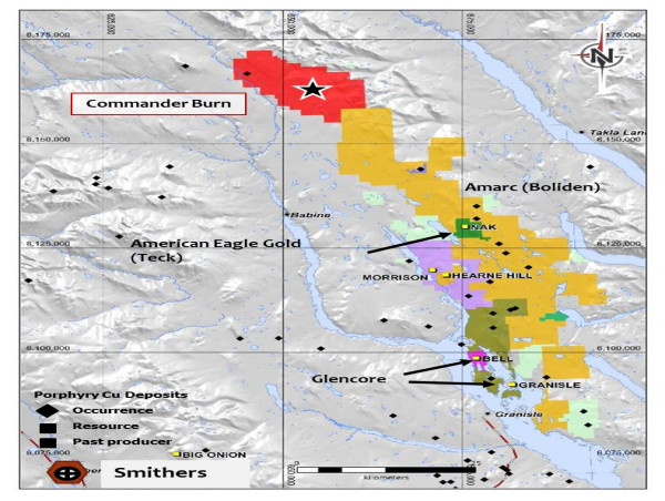  Commander Regains 100% interest in Burn Porphyry Copper Property, British Columbia 