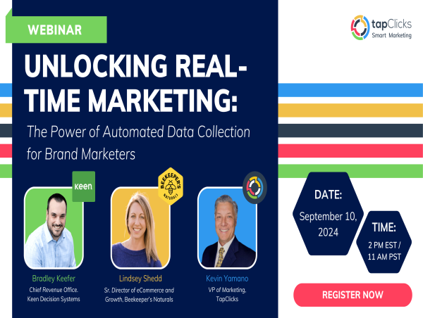  TapClicks and Keen Decision Systems Partner and Host September Digital Marketing Webinar 