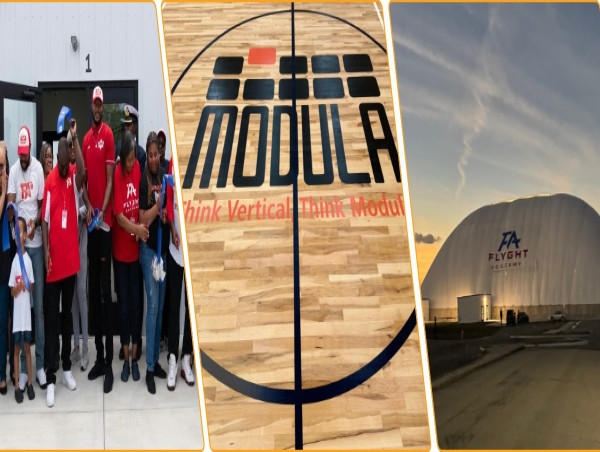  Modula Sponsors the Basketball Court at Flyght Academy's New Facility 