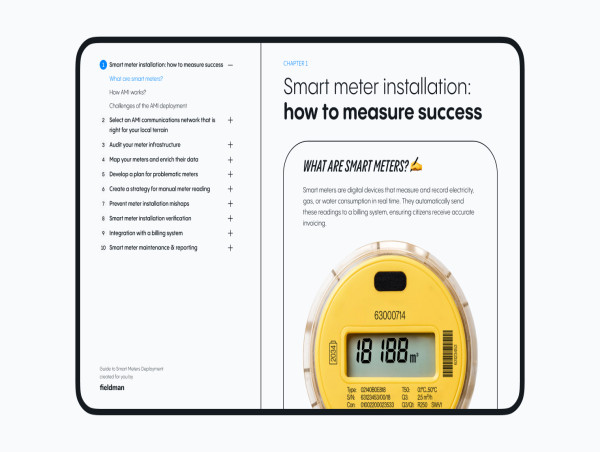 Fieldman Launches Comprehensive Guide to Successful Smart Meter Deployment