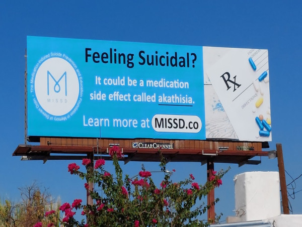  New Arizona Billboard Aims to Reduce Suicide by Increasing Akathisia Awareness 