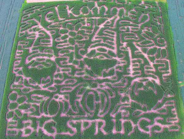  Big Springs Farm Unveils Norwegian Inspired Corn Maze and Giant Gnomes for 2024 Fall Festival 