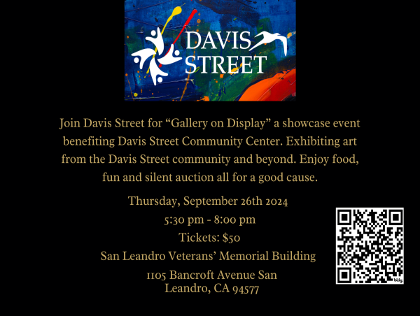  “Gallery on Display” – An Art Showcase Benefiting Davis Street Community Center 