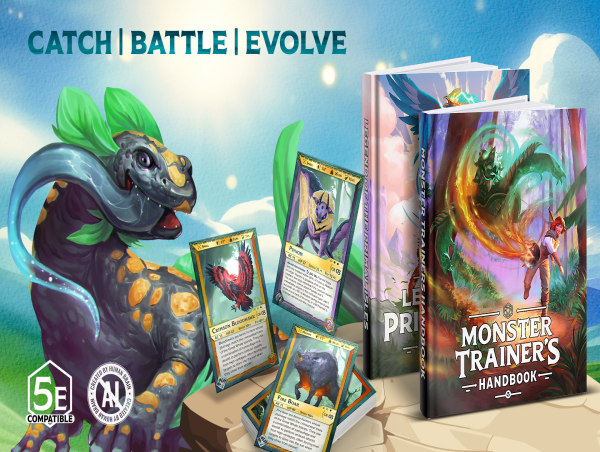  Catch & Battle Monsters in Monster Trainer’s Handbook 5e: Now Live on Kickstarter 