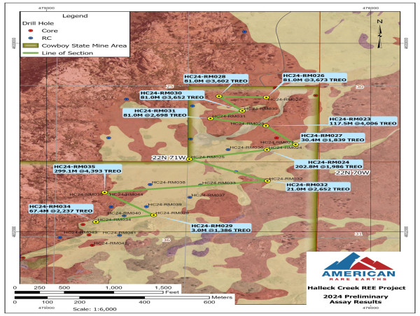  Outstanding Drill Results at the Cowboy State Mine area for Wyoming Rare (USA) Inc. 