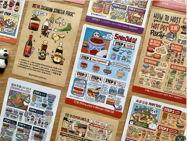  Rediscover the Joy of Cooking with Panda's Illustrated Recipe Cards 