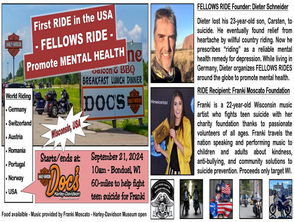 Wisconsin American Idol Gold Ticket Winner Attracts Global Motorcycle Charity