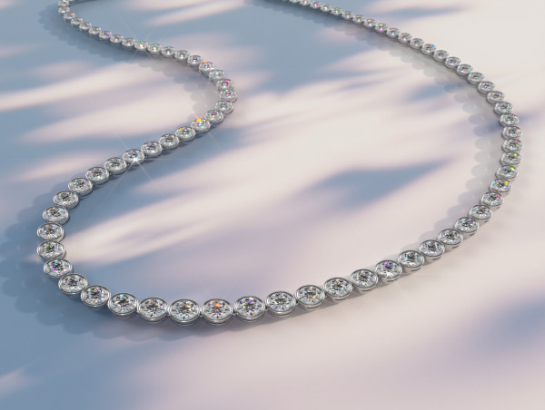  Sunrise Jewelry Unveils Elegant New Collection of Bezel-Set Round Diamond Bracelets and Tennis Necklaces 