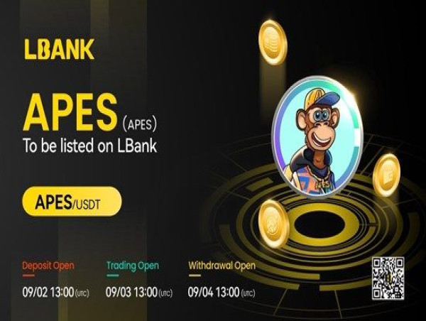  APES (APES) Now Trading on LBank Exchange with 145% Price Surge 