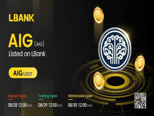  AIG (AIG) Now Trading on LBank Exchange with 781% Price Surge 