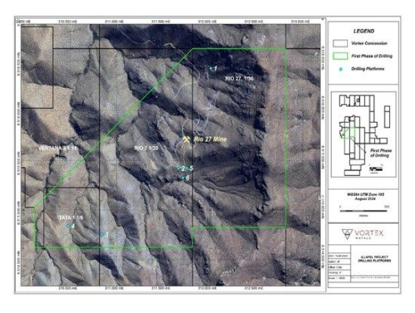  Vortex Metals Begins Phase One Drilling on Illapel Copper Project 