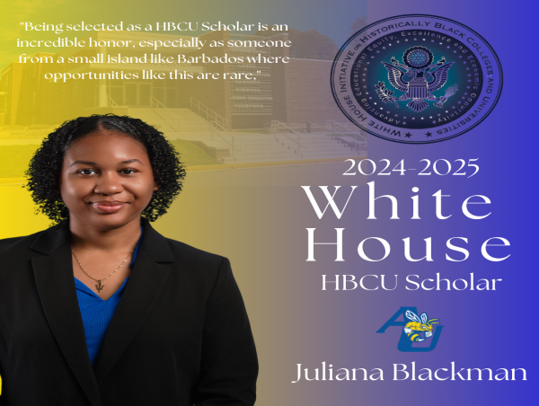  Ms. Juliana Blackman Named Allen University's White House HBCU Scholar 