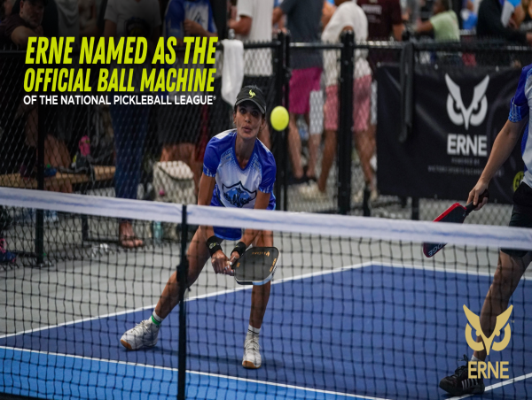  National Pickleball League names ERNE as Official Ball Machine 