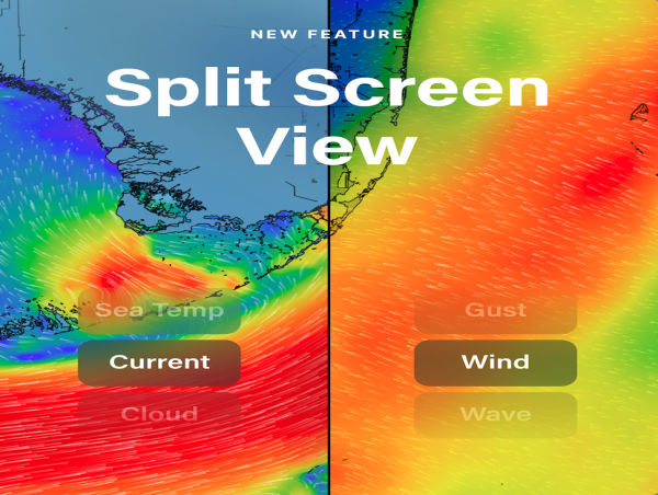  PredictWind Introduces New Split Screen Map Feature 