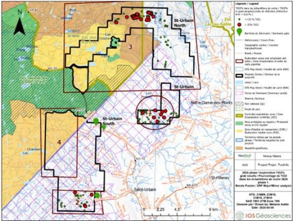 NioBay Metals Receives Authorization to Drill on Zone 1 of its Foothills Property