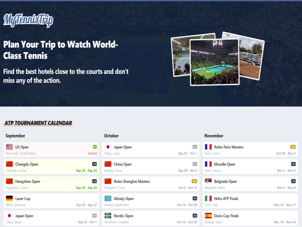  MyTennisTrip.com Launches to Simplify Tennis Travel Planning 