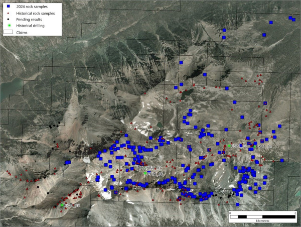 Sable Receives Multiple Anomalous Cu-Au-Ag Results from the Perk Rocky Project in British Columbia