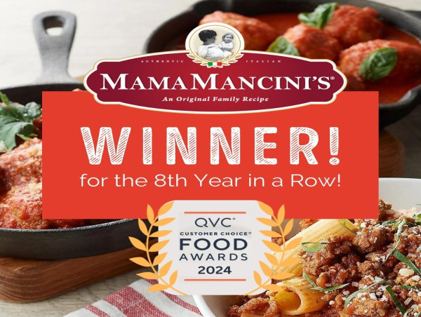  Mama’s Creations Honored with Three QVC® 2024 Customer Choice Food Awards 