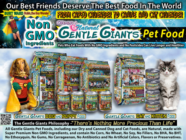  Gentle Giants Expands its Natural, Non GMO Ingredients Pet Foods into Pet Stores throughout Canada 