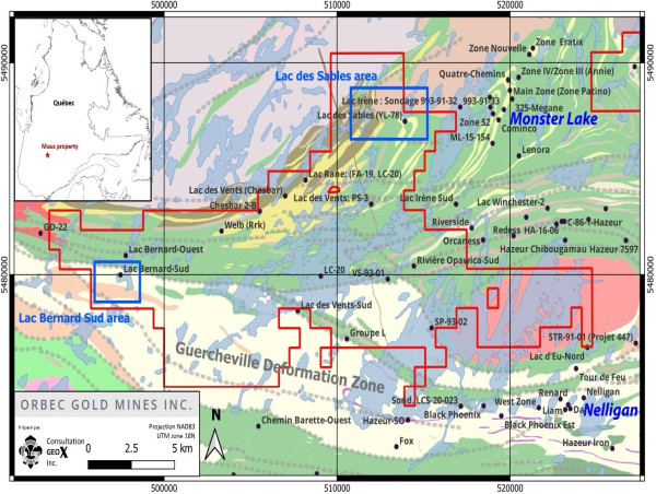 Orbec Identifies New Gold-Rich Massive Sulphide Target