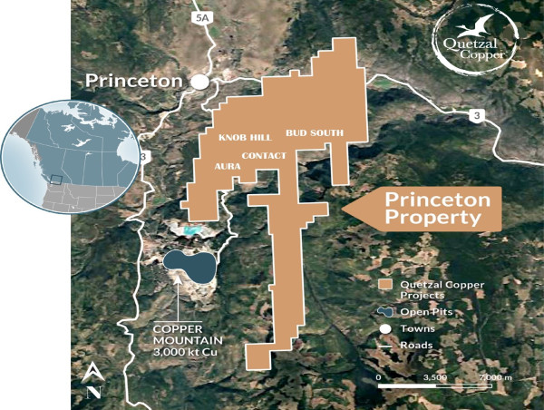  Quetzal Copper Receives Drill Permit for Princeton Copper Project, British Columbia 