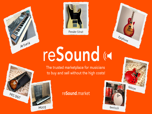 Resound Opens The Doors To Individual Sellers, Offering A Low Cost, Trusted Marketplace To Sell Musical Instruments.