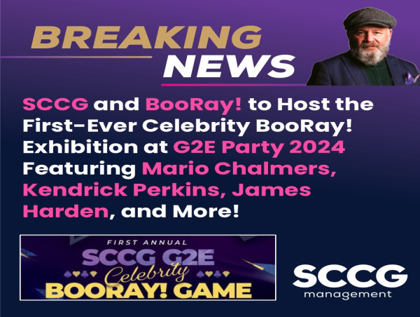 SCCG to Host the First-Ever Celebrity BooRay! Exhibition at G2E Party Featuring Kendrick Perkins, James Harden, and More 