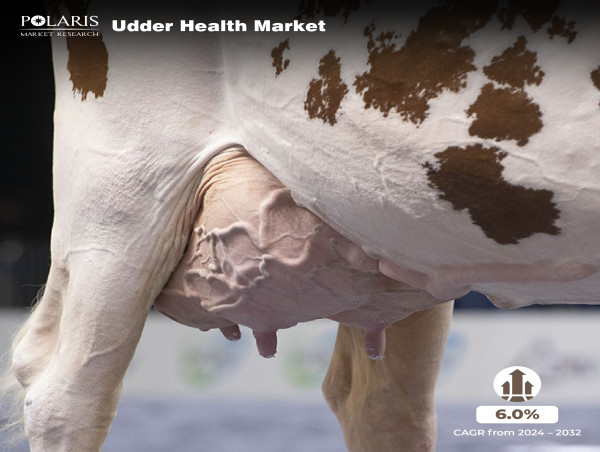  Udder Health Market Is Poised to Reach US$ 1,884.76 Million, Reflecting a CAGR of 6.0% From 2024 to 2032 