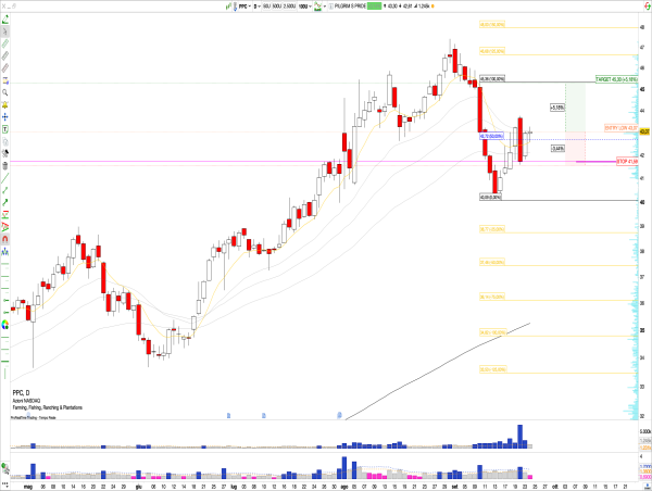  Long PPC: Pilgrim’s Pride Rebounds from Composite VPOC During Long Uptrend 