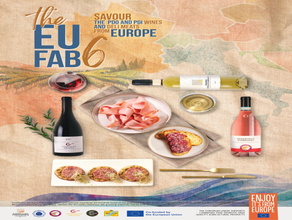 'THE EU FAB 6 - SAVOUR THE DOP AND PGI WINES AND DELI MEATS FROM EUROPE' KICKS OFF UNITED KINGDOM