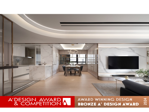 Airy Elegance by Yun Chien,Tsai Wins Bronze in A' Interior Design Awards