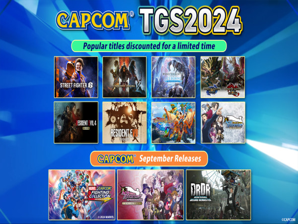  Capcom's popular titles are discounted for a limited time during CAPCOM TGS 2024 SALE 